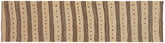Flat Weave Kilim Antique Navaho Vintage handmade Modern Kilim Brown Red Hand-Woven Runner 100% Wool Area Rug 3x11